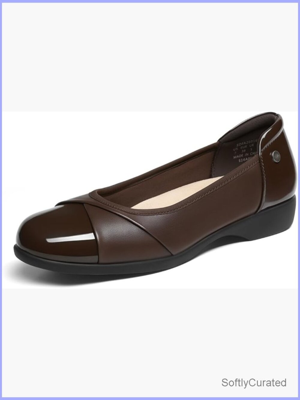 Women's Ballet Flats Comfortable Dress Shoes Arch Support Work Office